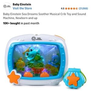 Baby Einstein Sea Dreams Soother Musical Crib Toy